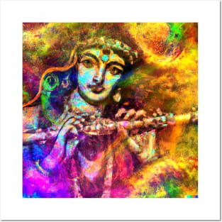 God Krishna Posters and Art